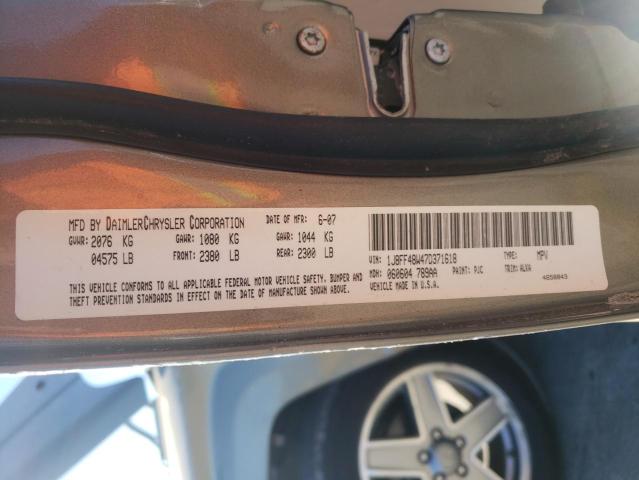 1J8FF48W47D371618 Jeep Patriot