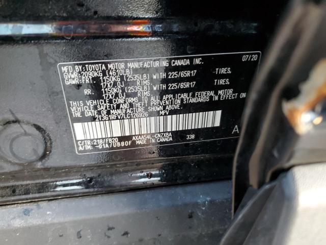 2020 TOYOTA RAV4 LE - 2T3G1RFV7LC126926