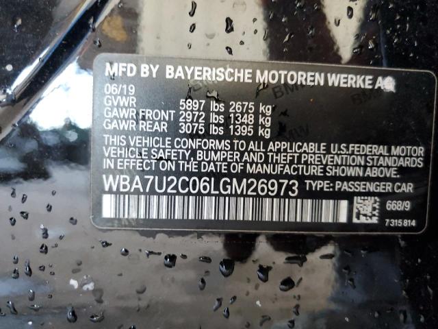 2020 BMW 750 XI - WBA7U2C06LGM26973