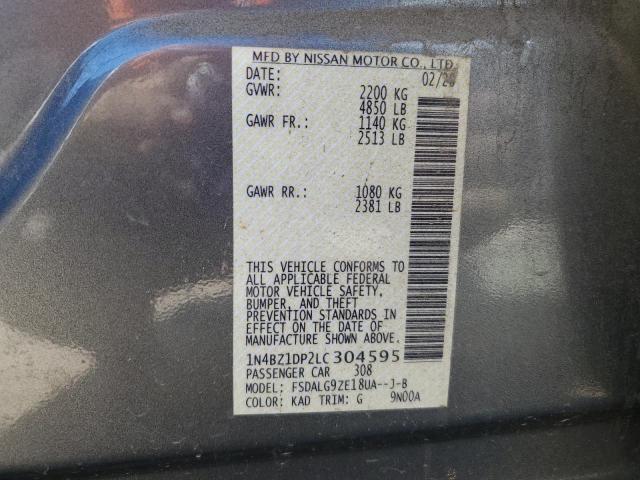 2020 NISSAN LEAF SL PL - 1N4BZ1DP2LC304595