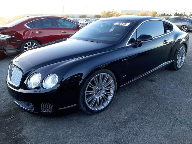 Salvage cars for sale at Las Vegas, NV auction: 2009 Bentley Continental GT Speed