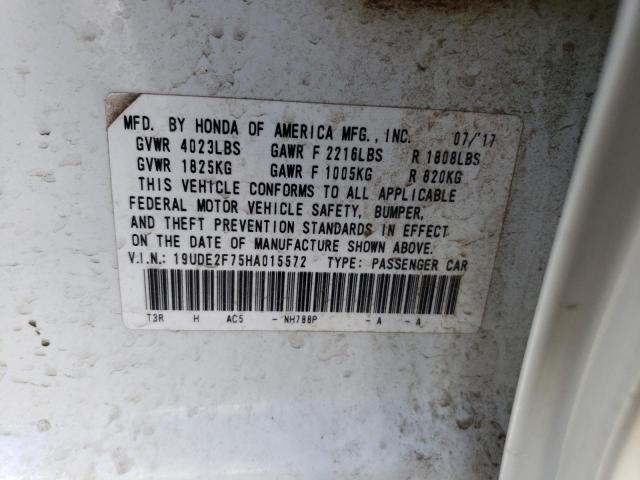 19UDE2F75HA015572 Acura Ilx Premium Tech
