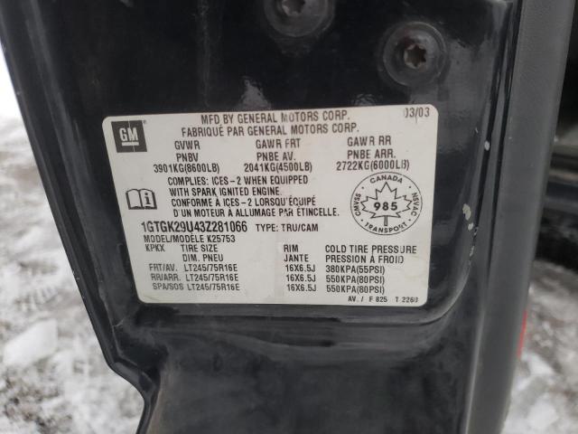 1GTGK29U43Z281066 GMC New Sierra K2500