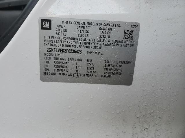 2GKFLVEK3F6236428 GMC Terrain Sle