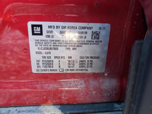 2018 BUICK ENCORE PRE - KL4CJBSB0JB570620