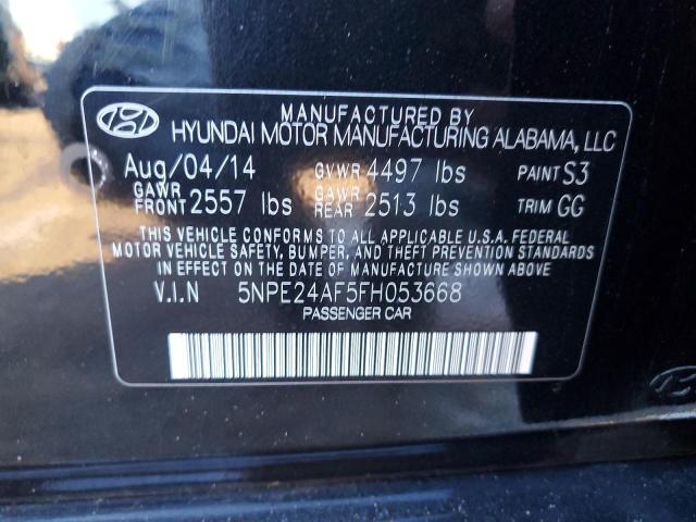 2015 HYUNDAI SONATA SE 5NPE24AF5FH053668