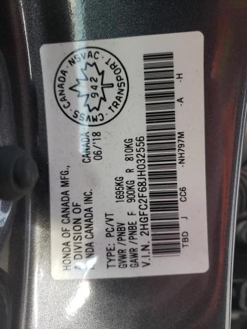 2018 HONDA CIVIC LX - 2HGFC2F68JH032556