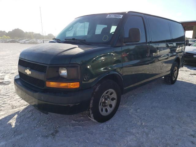 Salvage trucks for sale at Homestead, FL auction: 2013 Chevrolet Express G1