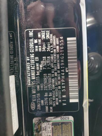 5XYPH4A19HG216554 KIA SORENTO EX