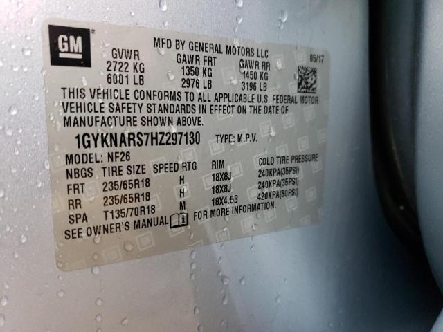 1GYKNARS7HZ297130 Cadillac XT5