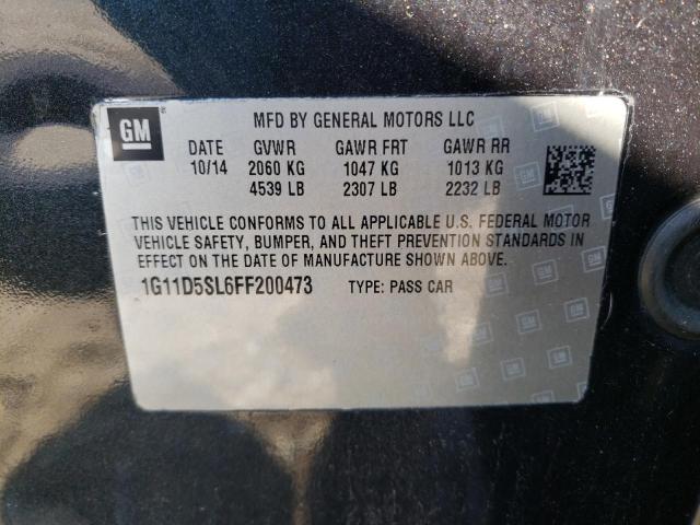 2015 CHEVROLET MALIBU 2LT - 1G11D5SL6FF200473