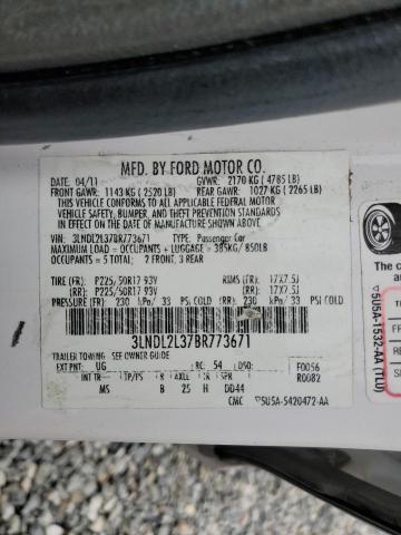 3LNDL2L37BR773671 Lincoln MKZ