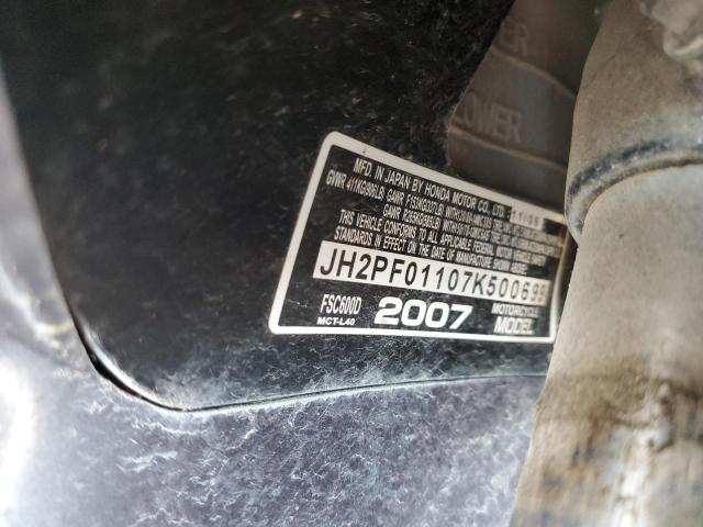 2007 HONDA FSC600 D JH2PF01107K500699
