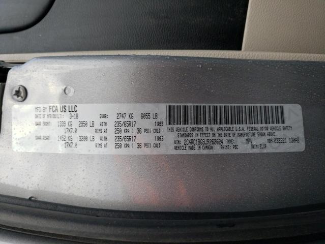 2018 CHRYSLER PACIFICA T - 2C4RC1BG9JR262024