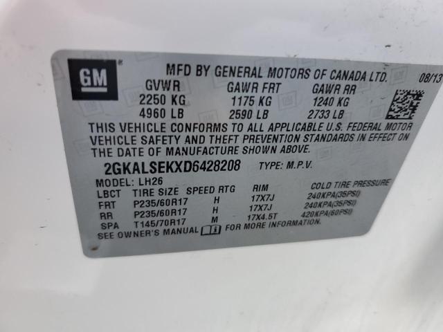 2013 GMC TERRAIN SL - 2GKALSEKXD6428208