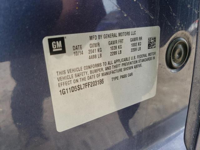 2015 CHEVROLET MALIBU 2LT - 1G11D5SL7FF203186