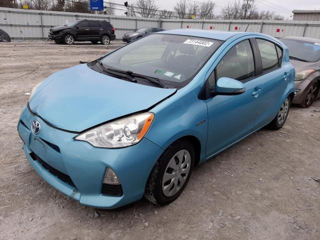 Salvage cars for sale from Copart Walton, KY: 2013 Toyota Prius C