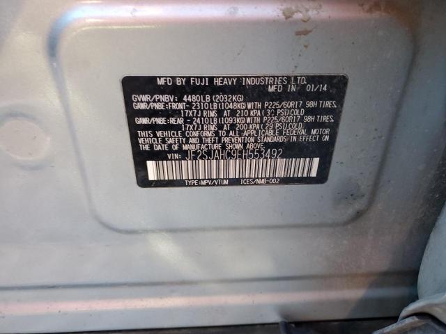 JF2SJAHC9EH553492 Subaru Forester 2.5i Limited