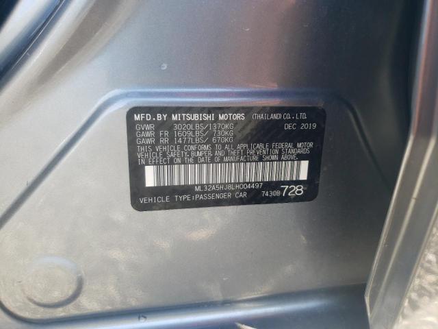 2020 MITSUBISHI MIRAGE LE ML32A5HJ8LH004497