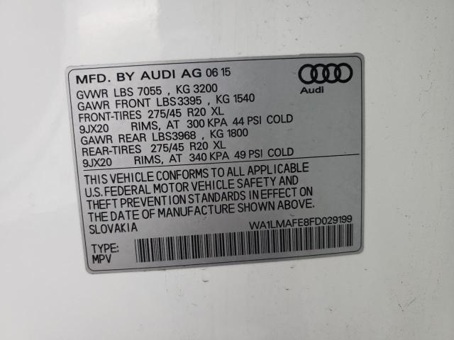 2015 AUDI Q7 TDI PRE - WA1LMAFE8FD029199