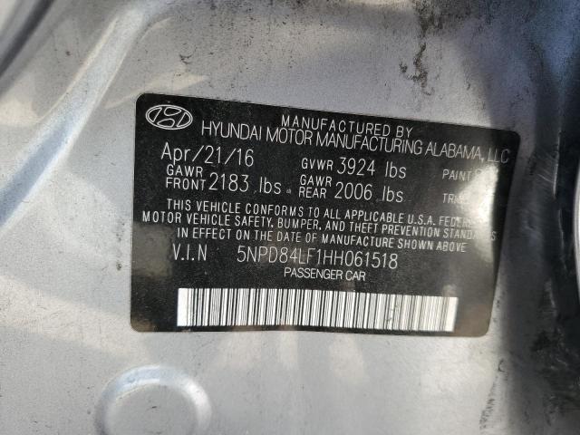 2017 HYUNDAI ELENTRA - 5NPD84LF1HH061518