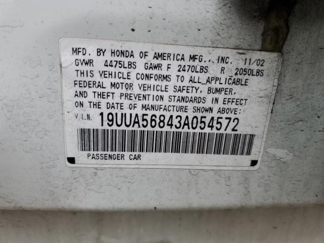 19UUA56843A054572 Acura TL
