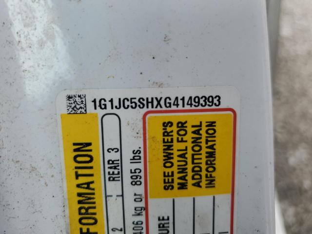 2016 CHEVROLET SONIC LT - 1G1JC5SHXG4149393