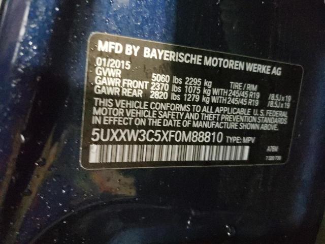 5UXXW3C5XF0M88810 BMW X4