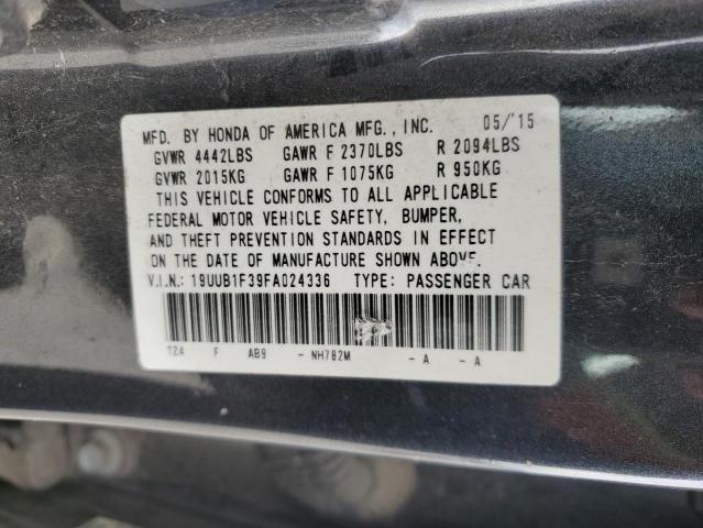 19UUB1F39FA024336 Acura TLX