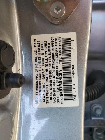 2020 HONDA INSIGHT EX - 19XZE4F50LE003172