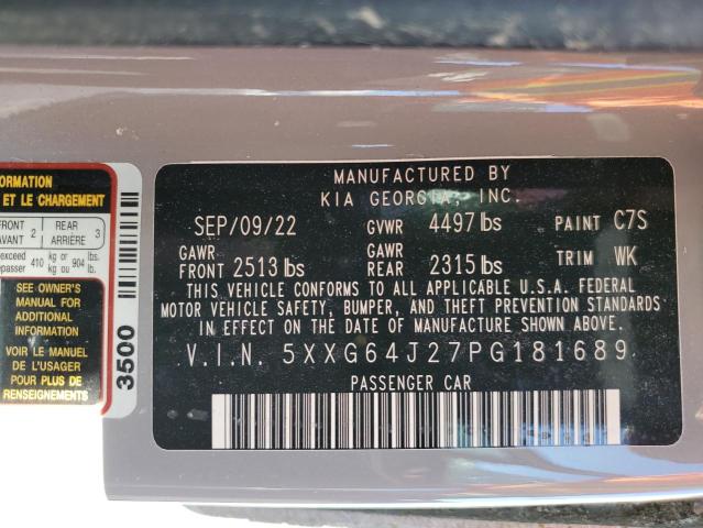 2023 KIA K5 GT LINE - 5XXG64J27PG181689