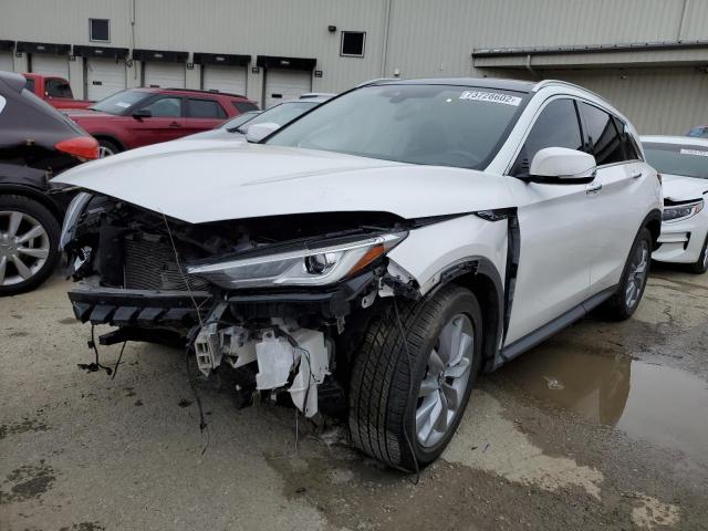 Salvage cars for sale at Louisville, KY auction: 2020 Infiniti QX50 Pure