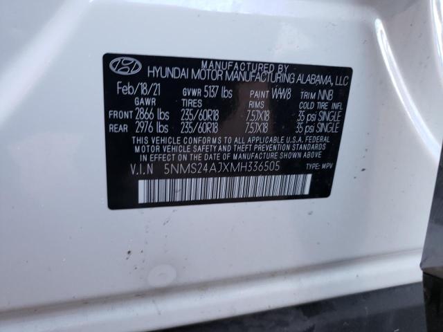 2021 HYUNDAI SANTA FE S - 5NMS24AJXMH336505