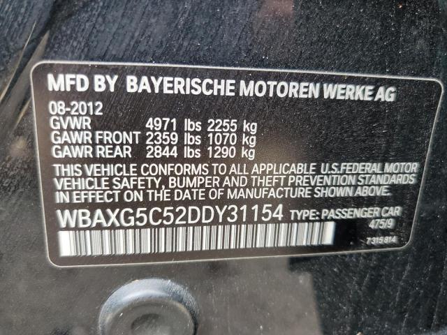 WBAXG5C52DDY31154 BMW 5 Series