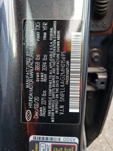 5NPLL4AG2MH015695 Hyundai ELANTRA SE