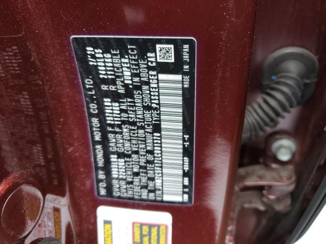2020 HONDA CLARITY - JHMZC5F17LC001370