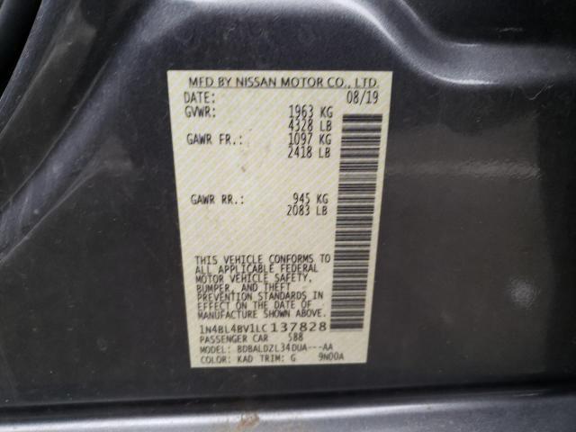 1N4BL4BV1LC137828 Nissan ALTIMA S