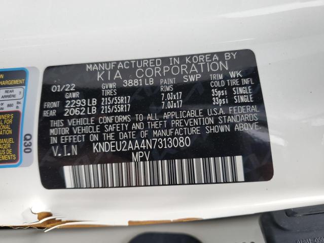 KNDEU2AA4N7313080 KIA Seltos