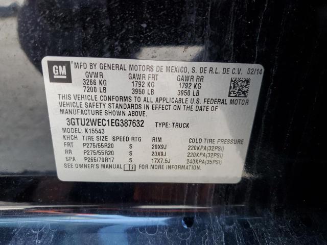 3GTU2WEC1EG387632 GMC Sierra K1500 Denali
