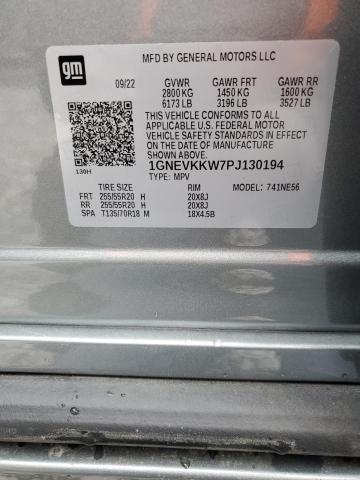 2023 CHEVROLET TRAVERSE P - 1GNEVKKW7PJ130194