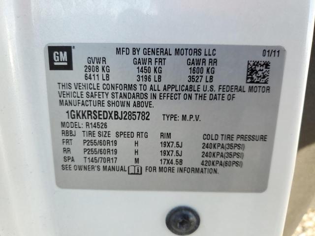 1GKKRSEDXBJ285782 GMC Acadia Slt-2