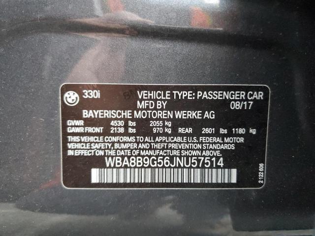 WBA8B9G56JNU57514 BMW 330 I