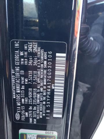 5XYPH4A17GG030106 KIA SORENTO EX