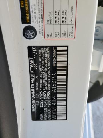 2017 MERCEDES-BENZ E 300 - WDDZF4JB9HA163190