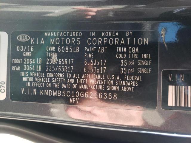 2016 KIA SEDONA LX - KNDMB5C10G6216368