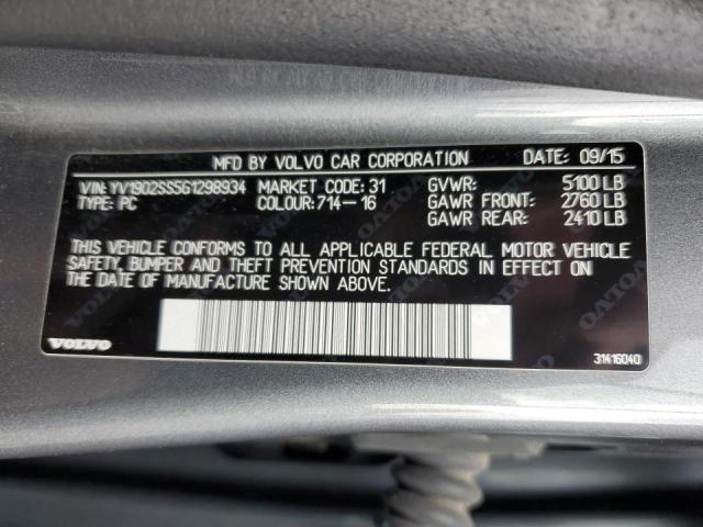 2016 VOLVO V60 T6 R-D YV1902SS5G1298934