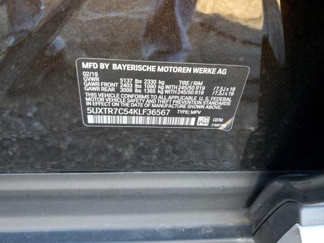 5UXTR7C54KLF36567 BMW X3 Sdrive30i