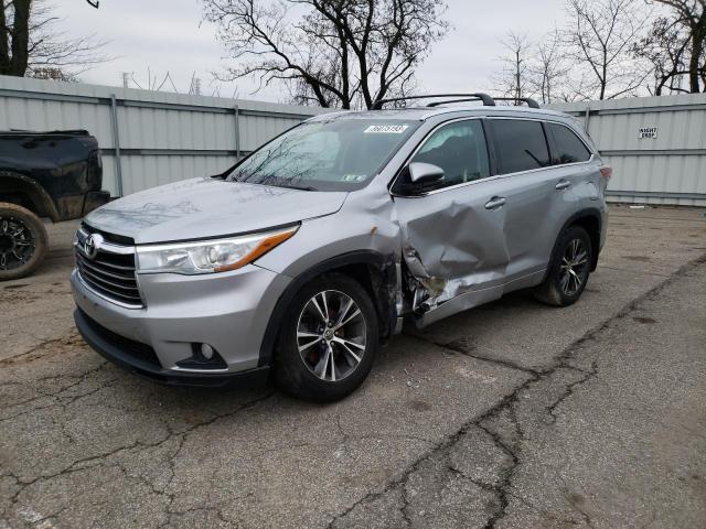 Salvage cars for sale from Copart West Mifflin, PA: 2016 Toyota Highlander
