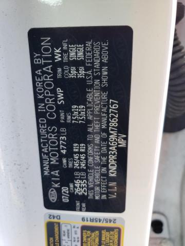 KNDPR3A69M7862767 KIA Sportage Sx