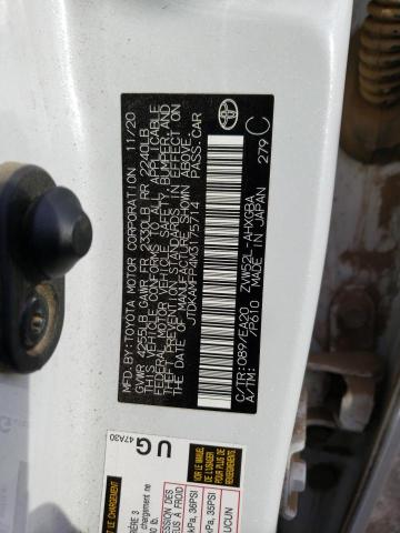 2021 TOYOTA PRIUS PRIM - JTDKAMFP4M3175714